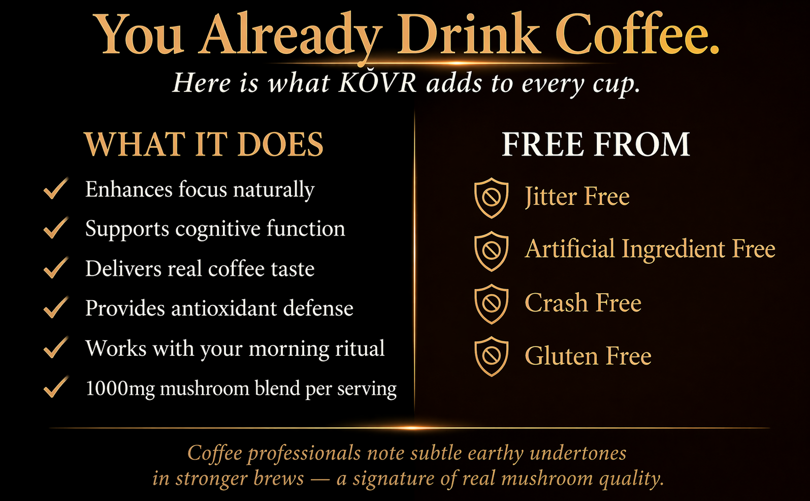 You Already Drink Coffee.